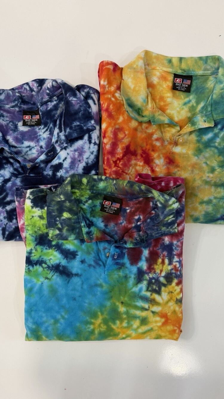 BAY SIDE tie dye shirt 3X 100% Cotton